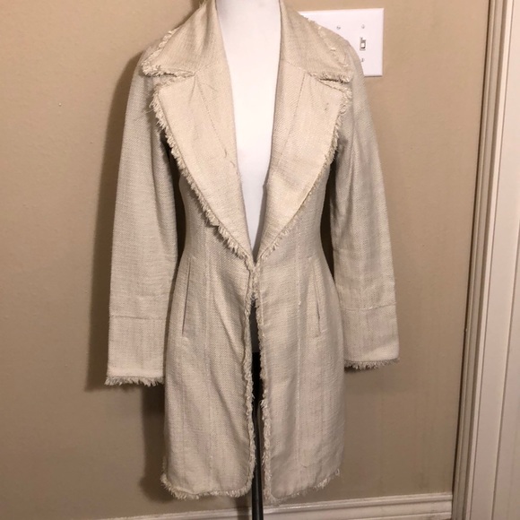 White House Black Market Jackets & Blazers - WHBM tan tweed jacket size 2